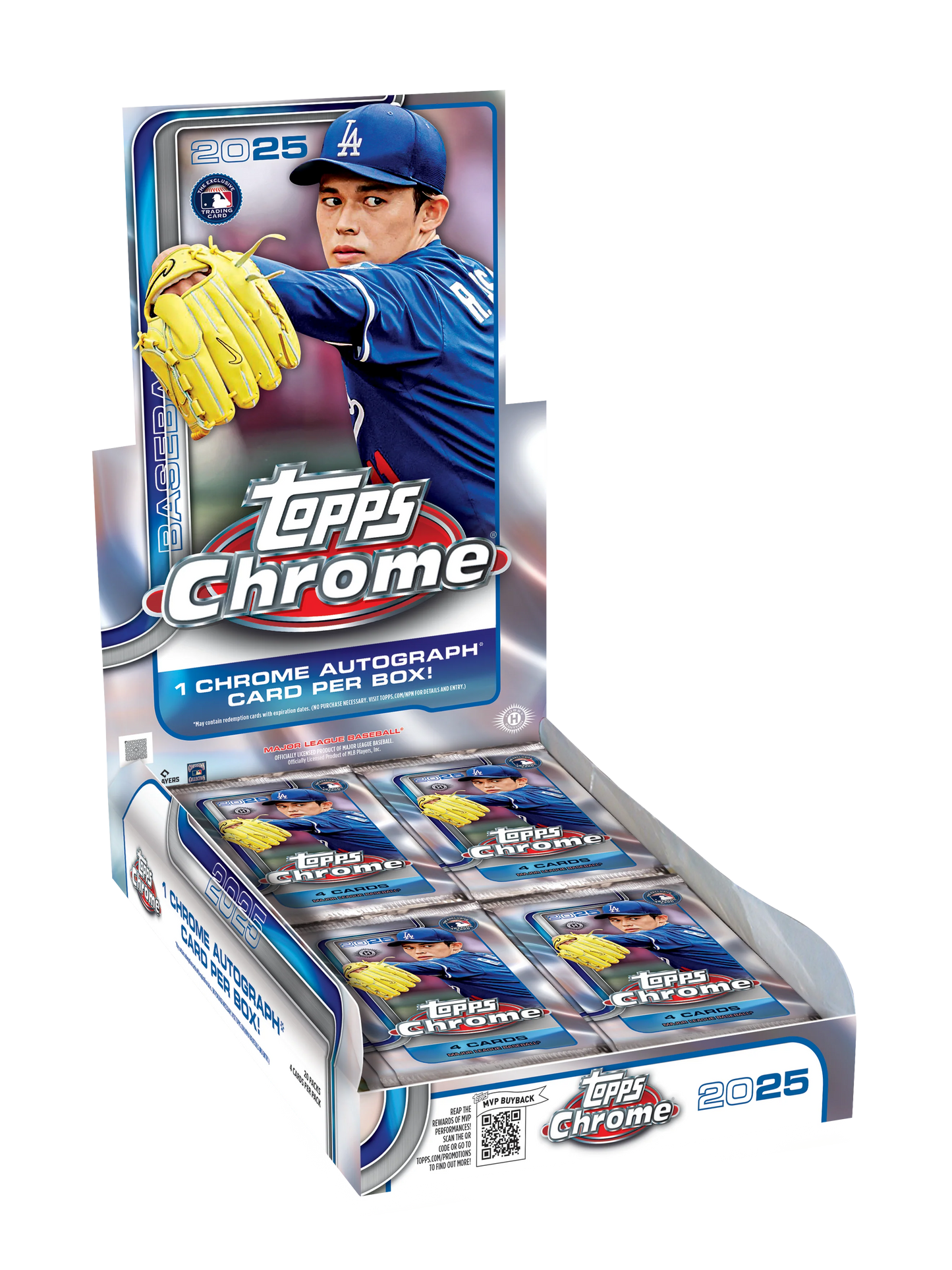 2025 Topps Chrome MLB Baseball Hobby Box