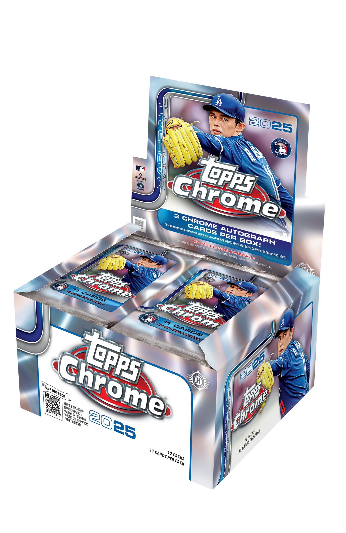 2025 Topps Chrome MLB Baseball Jumbo Hobby Box