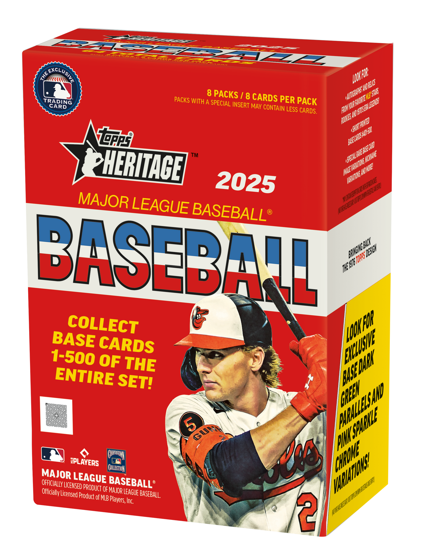 2025 Topps Heritage MLB Baseball Blaster Box
