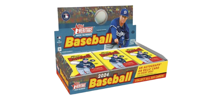 2024 Topps Heritage High Number MLB Baseball Hobby Box