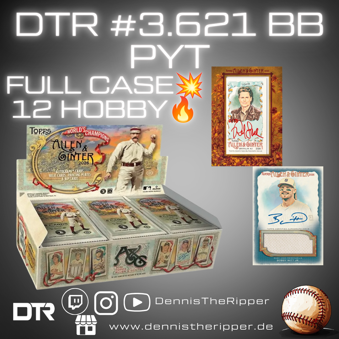 DTR #3621 BB Allen & Ginter Full Case PYT Group Break