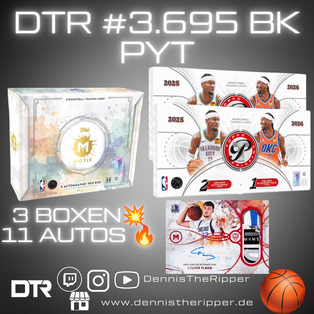 DTR #3695 BK Motif x Pristine 3 Boxer PYT Group Break