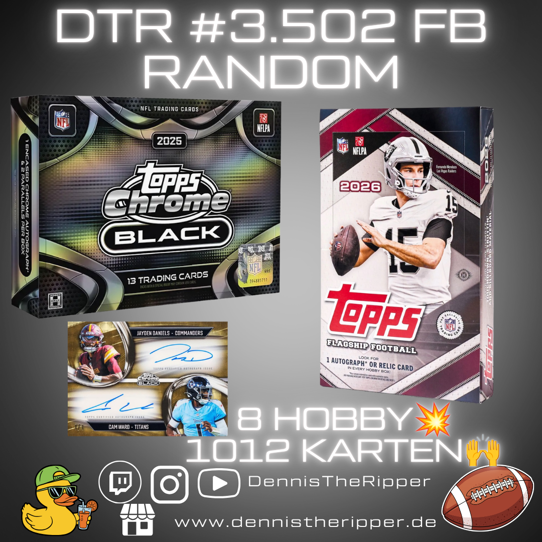 DTR #3502 FB Flagship X Black 8 Boxer Random Group Break Free Spot 💥