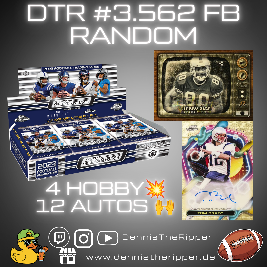 DTR #3562 FB 2023 Composite Hobby 4 Boxer Random Group Break Free Spot 💥