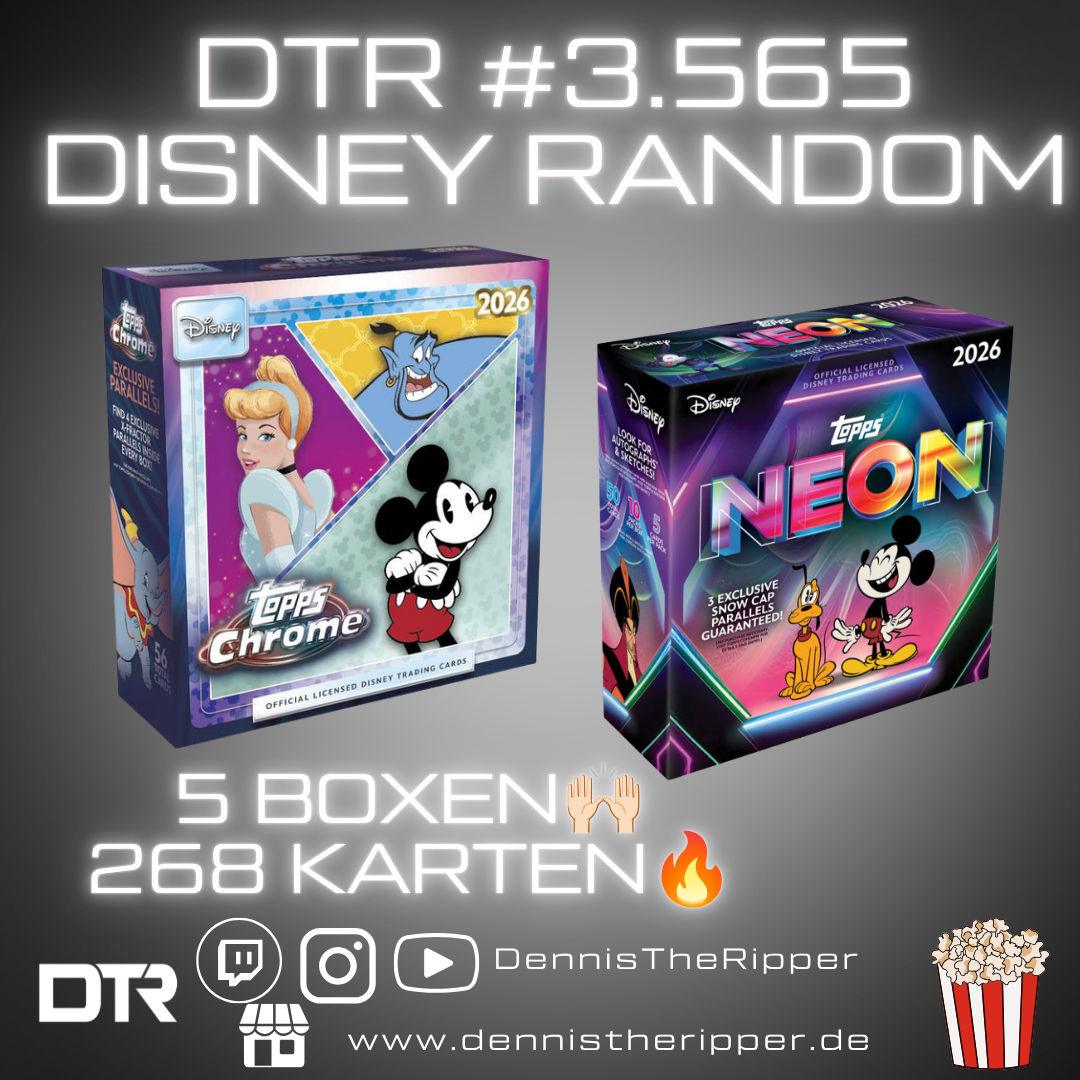 DTR #3565 Disney Chrome 5 Boxer Random Letter Group Break
