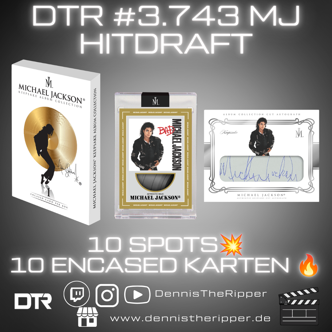 DTR #3743 Michael Jackson Spotlight Series Box Full Case Hit Draft Group Break