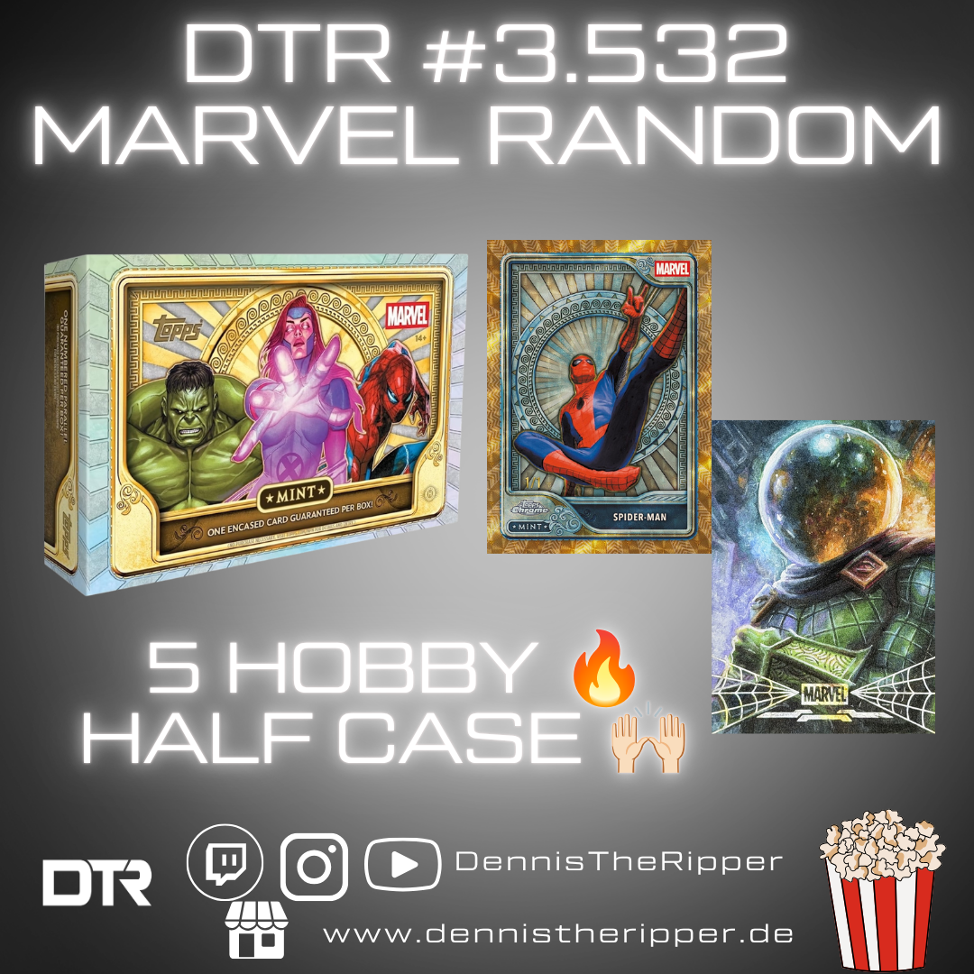 10% Filler DTR #3531 Marvel Mint Half Case Random Letter Group Break