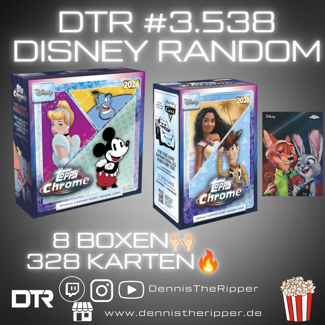 25% Filler DTR #3538 Disney Chrome 8 Boxer Random Letter Group Break