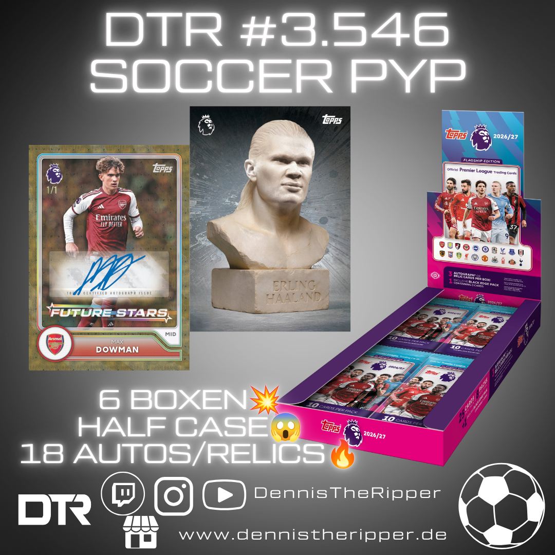 DTR #3546 Soccer Flagship Half Case PYT/PYP Group Break
