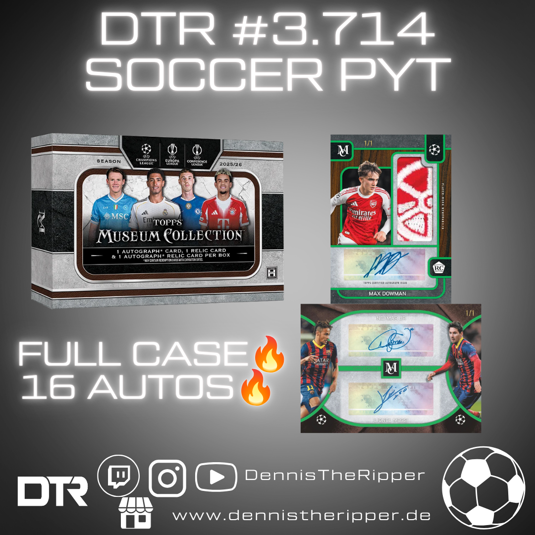 Mini 10 Filler 5 Sieger DTR #3714 Soccer UCC Museum Full Case PYT/PYP Group Break