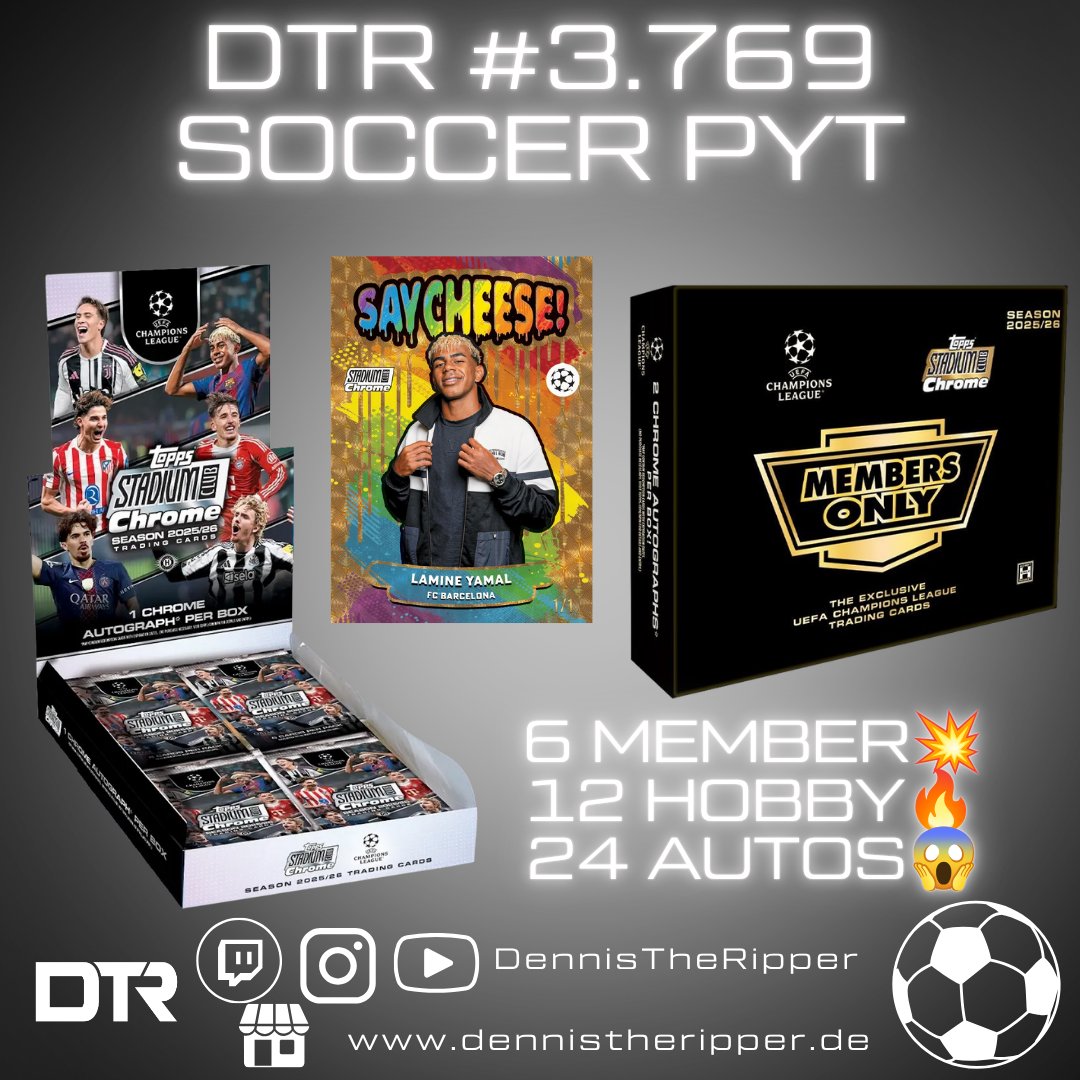 DTR #3769 Soccer Stadium Club UCL Member x Hobby Full Case PYT/PYP Group Break