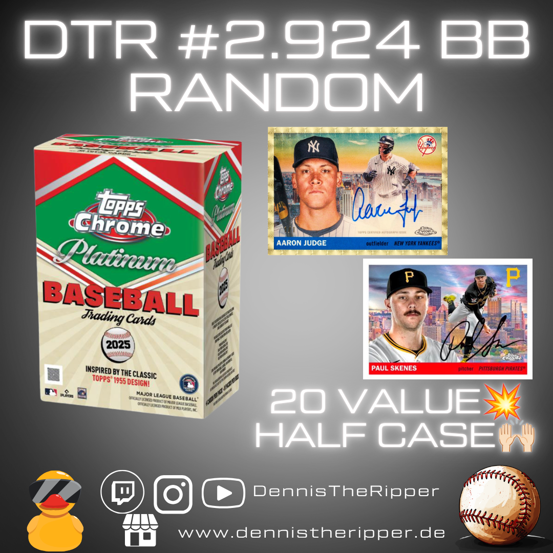 50% Filler DTR #2924 BB Platinum Chrome Half Case Random Group Break Free Spot 💥