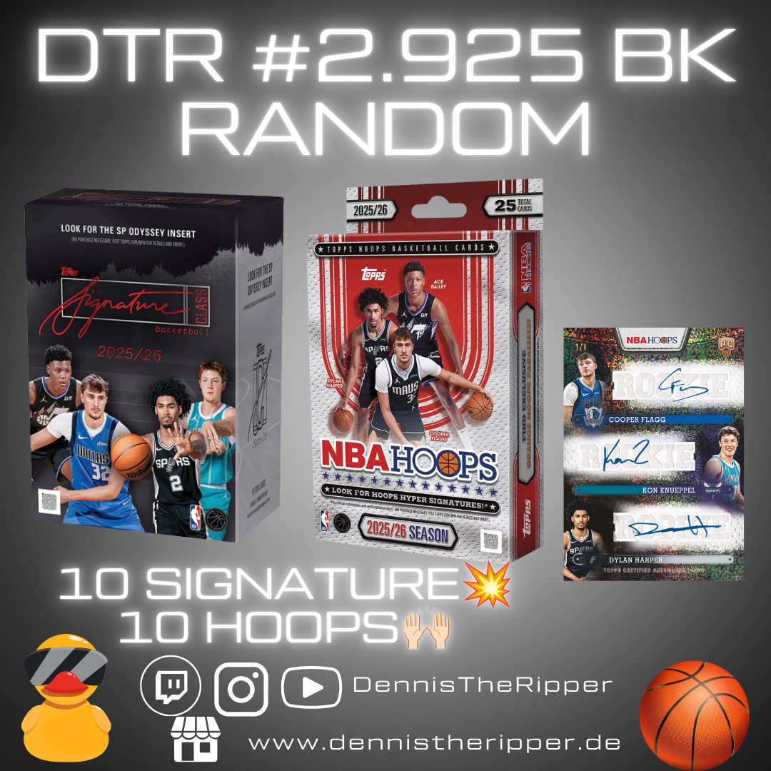 50% Filler DTR #2925 BK Signature X Hoops 20 Boxer Random Group Break Free Spot 💥