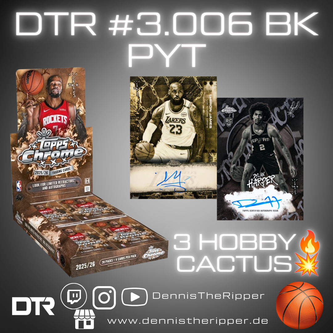 Mini 10 Filler 5 Sieger Cleveland Cavaliers & Denver Nuggets & Detroit Pistons & Indiana Pacers DTR #3006 BK Cactus Jack 3 Boxer PYT Group Break