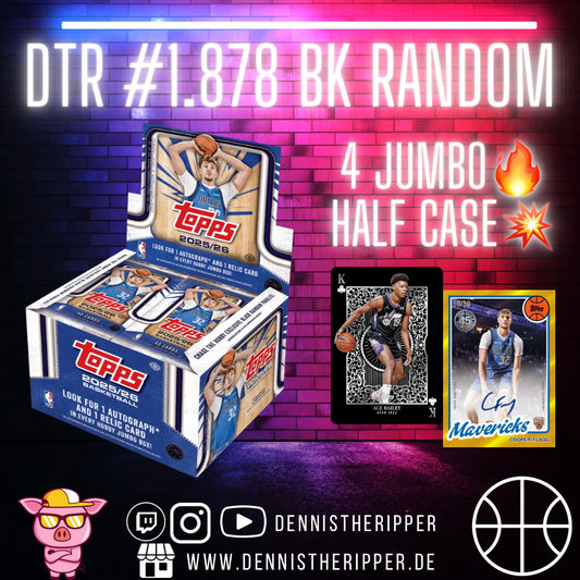 DTR #1878 BK Jumbo Random Half Case Group Break PS