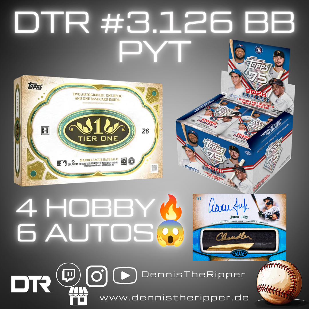 DTR #3126 BB Tier One / Series 2 4 Boxer PYT Group Break
