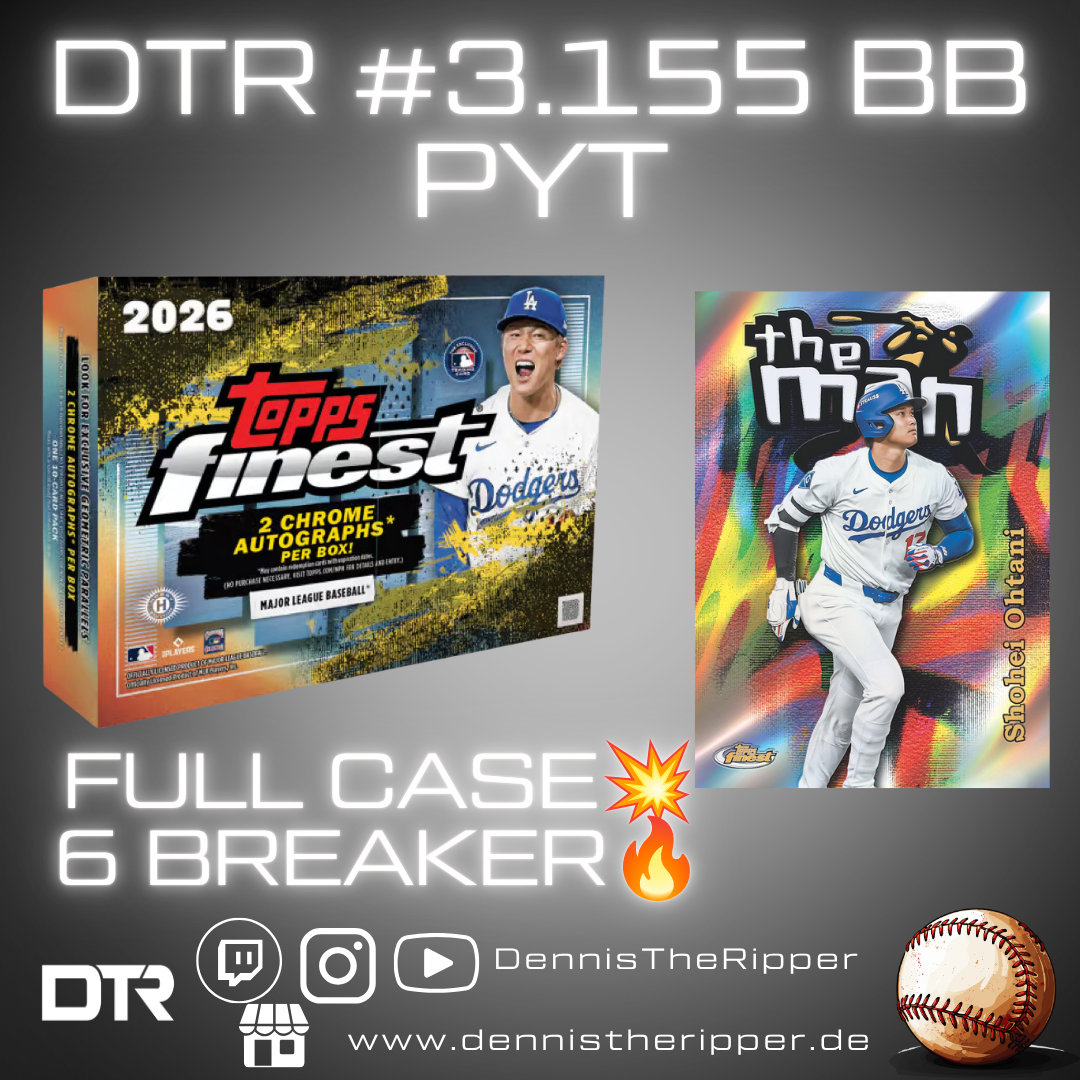 DTR #3155 BB Finest Breaker Full Case PYT Group Break