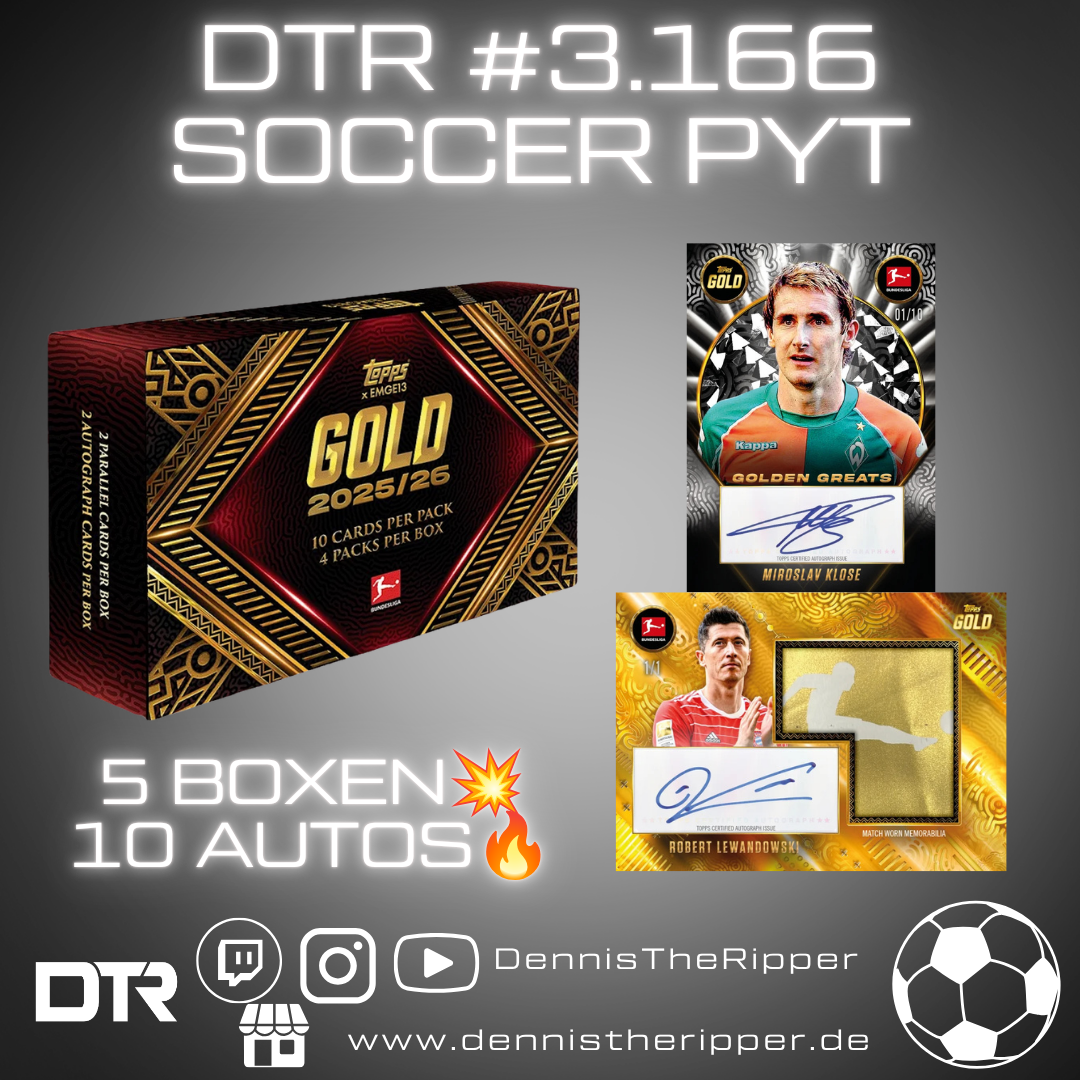 DTR #3166 Soccer Gold Bundesliga 5 Boxer PYT Group Break