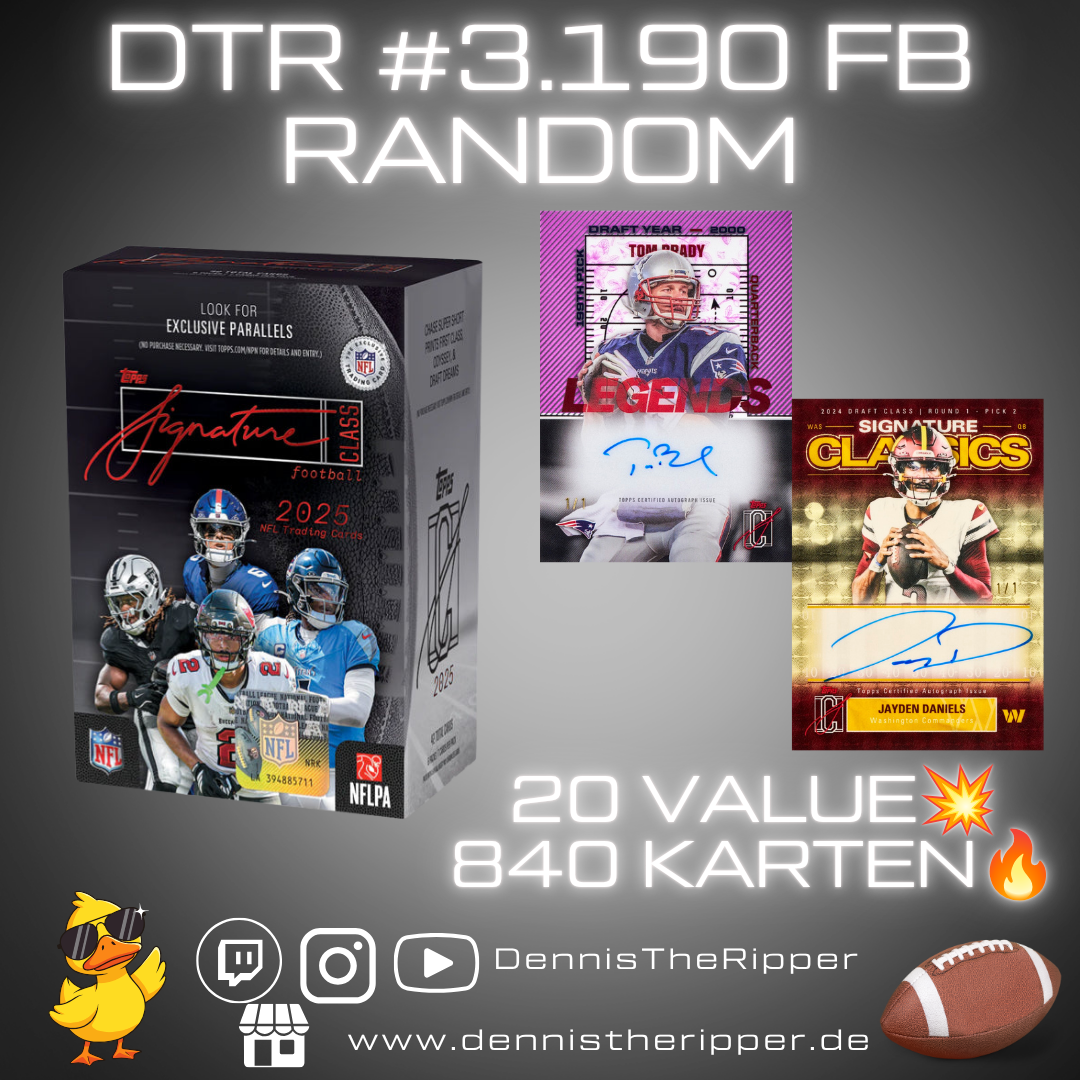 DTR #3190 FB Signature Class Value Half Case Random Group Break Free Spot 💥