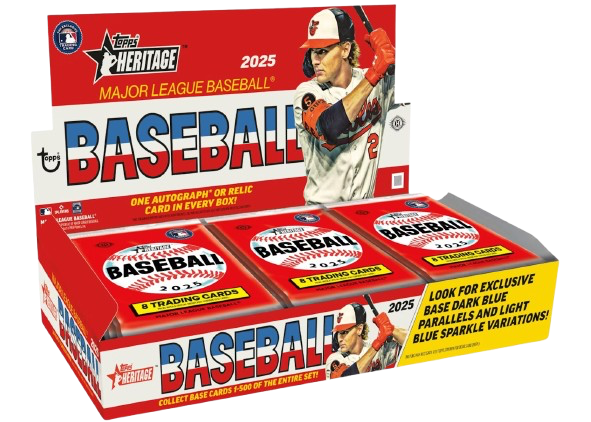 2025 Topps Heritage MLB Baseball Hobby Box