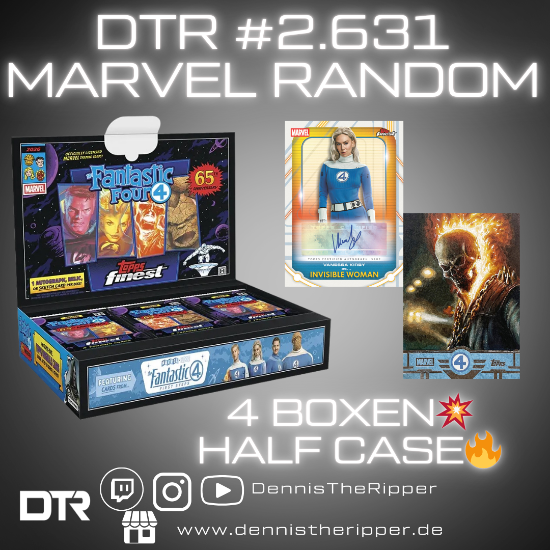 10% Filler DTR #2631 Marvel Finest Fantastic Four Half Case Random Letter Group Break
