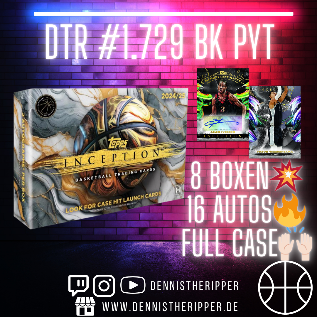 DTR #1729 BK Inception PYT Group Break Full Case