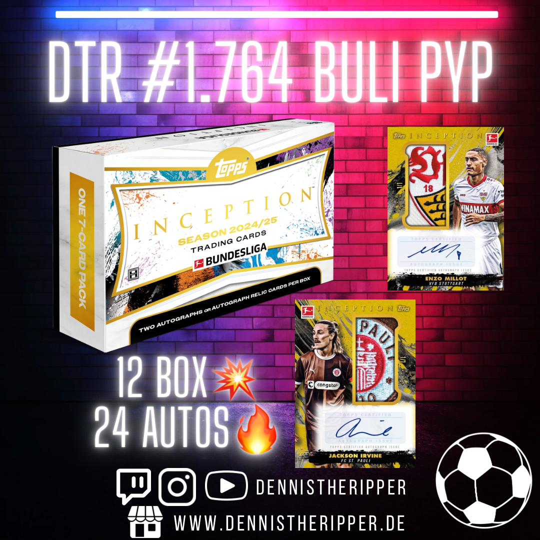 DTR #1764 Buli Inception PYP/PYT Group Break 12 Box Full Case