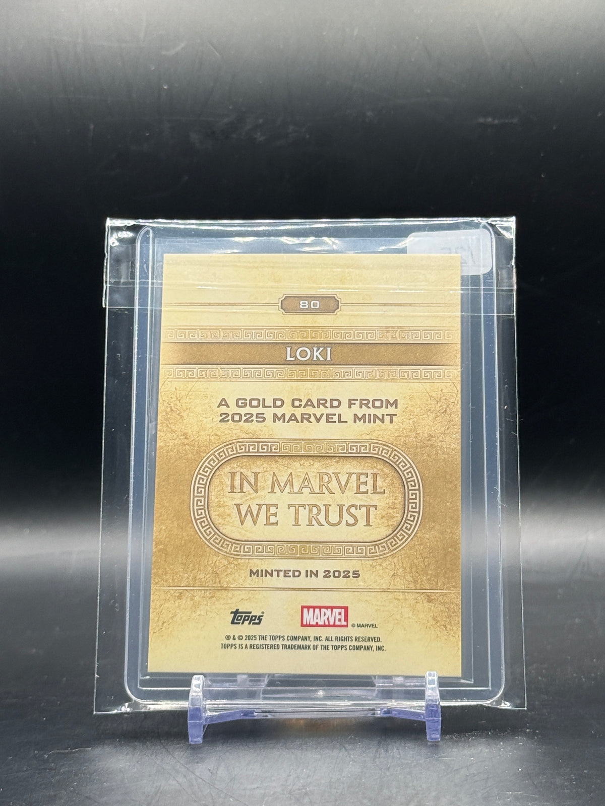 2025 Topps Marvel Mint Loki Orange 15/25