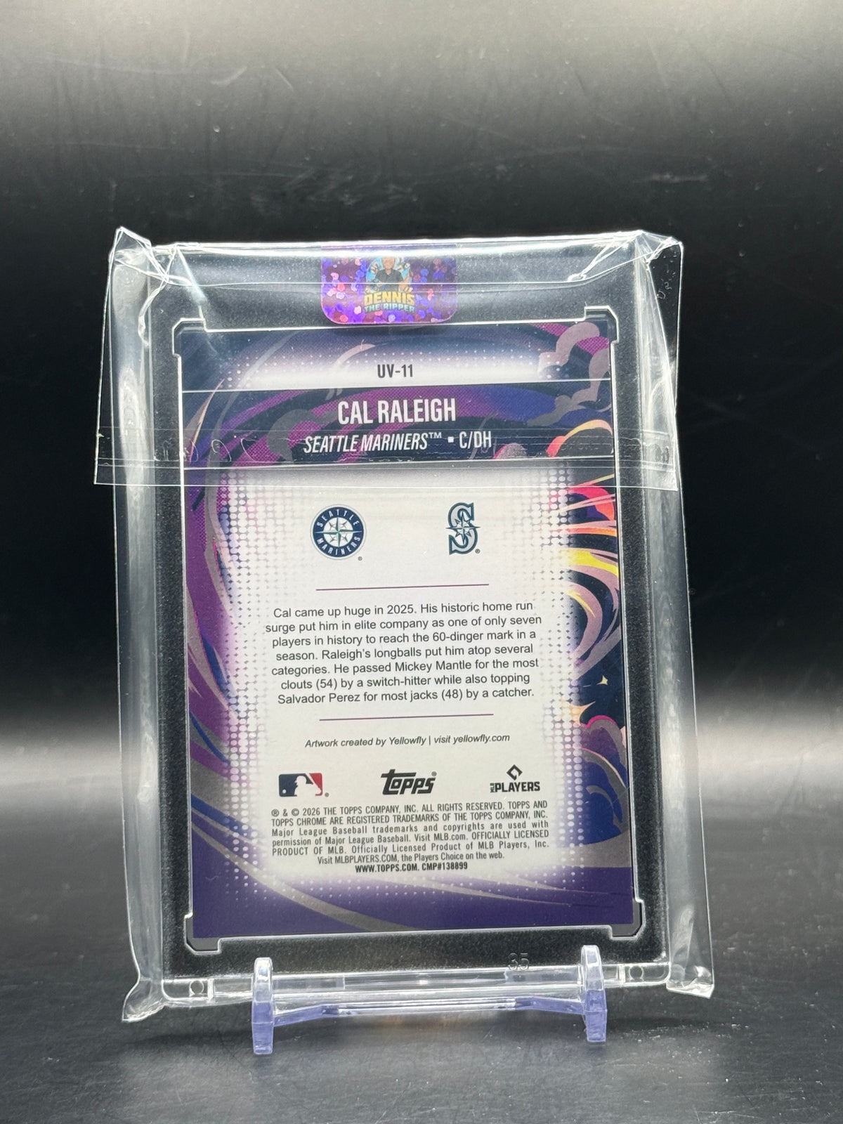 2026 Topps Chrome MLB Cal Raleigh Seattle Mariners Ultra Violet