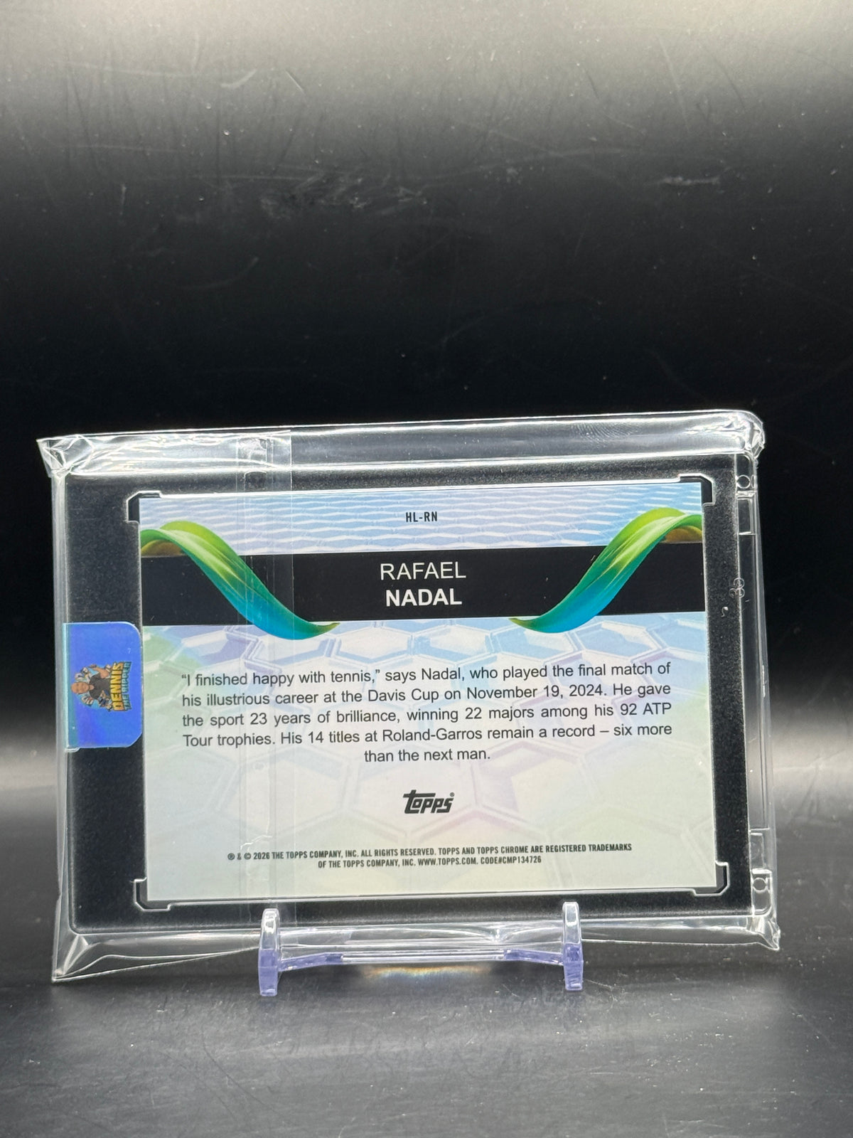 2026 Topps Chrome Tennis Rafael Nadal Helix