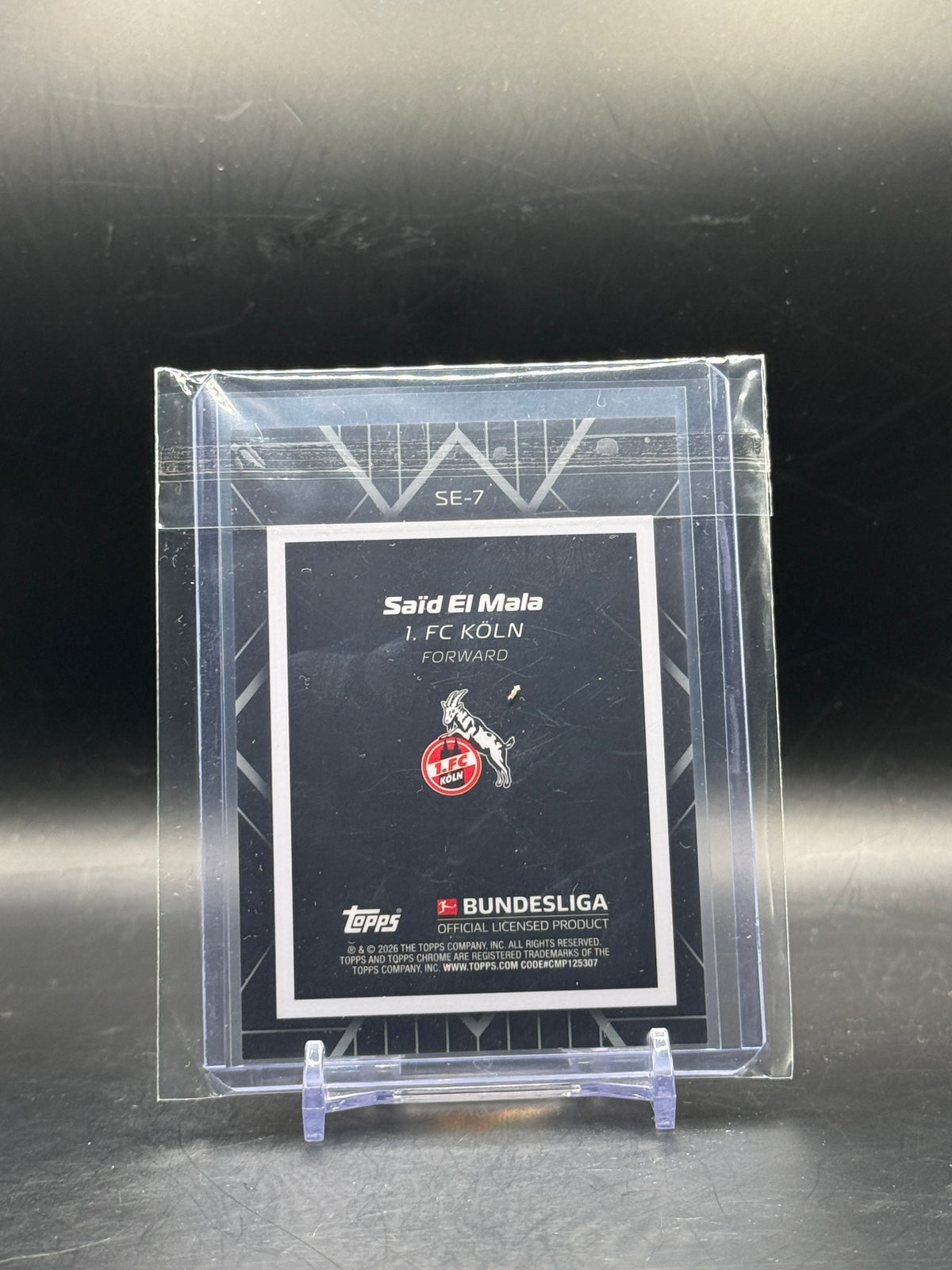 2025-26 Topps Chrome Bundesliga Saïd El Mala 1. FC Köln Shadow Edge