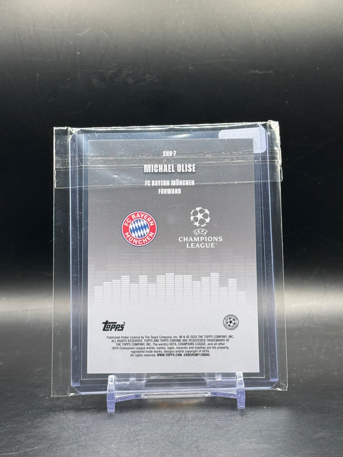 2026 Topps Chrome UCC Michael Olise FC Bayern München Silenced Green 37/99