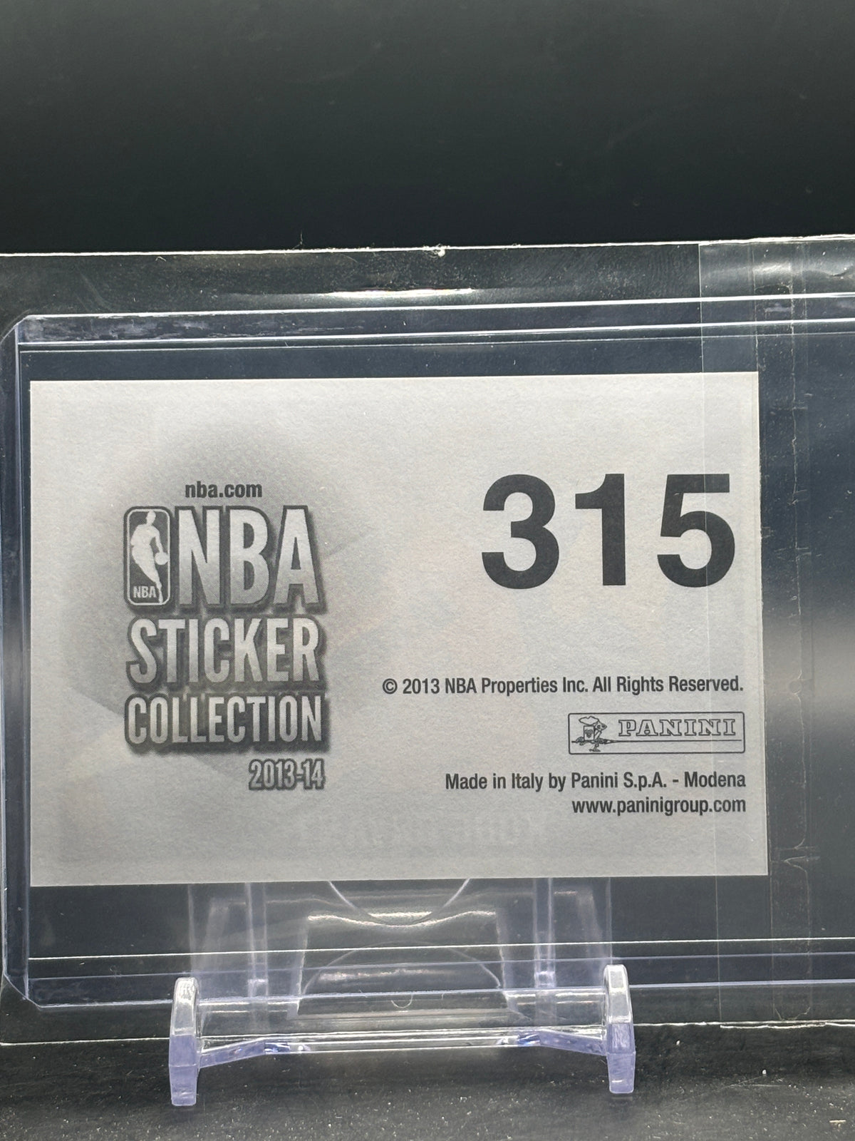 2013 Panini Sticker Collection NBA Kobe Bryant Los Angeles Lakers Nr. 315