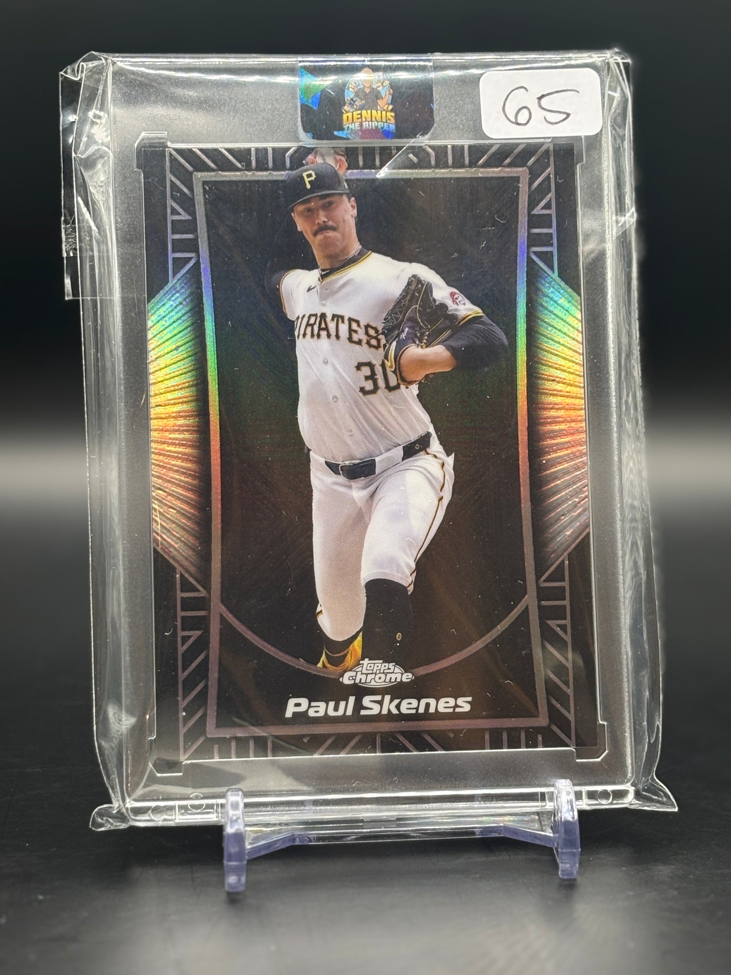 2025 Topps Chrome Paul Skenes Pittsburgh Pirates Shadow Etch SP