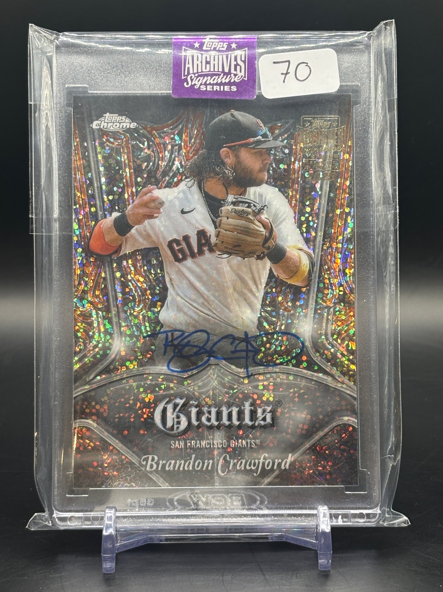 2025 Topps Archives Brandon Crawford Auto 1/1