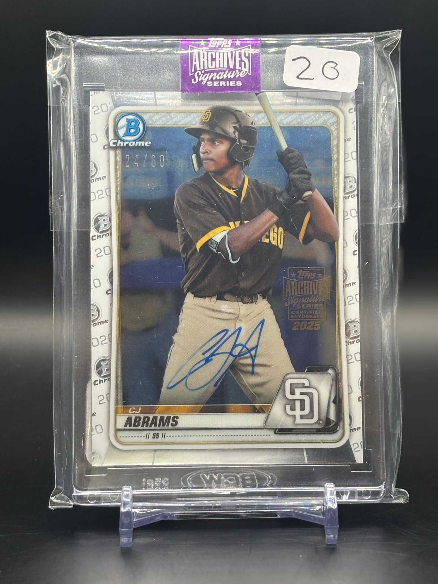 2025 Topps Archives CJ Abrams Auto /60