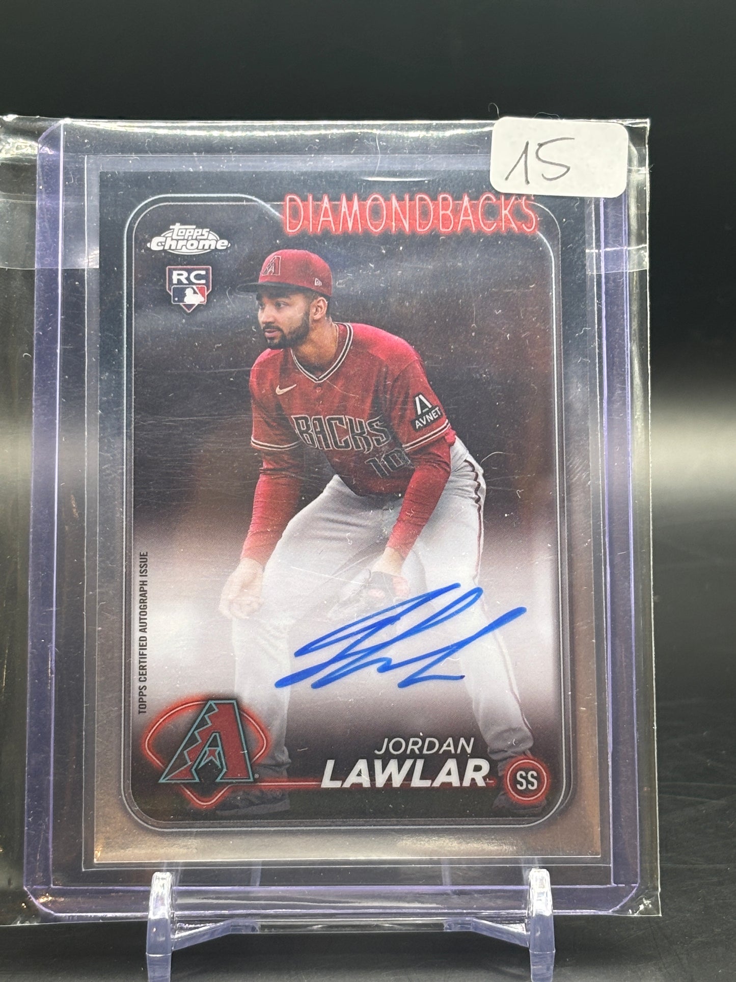 2024 Topps Chrome Jordan Lawlar RC Auto