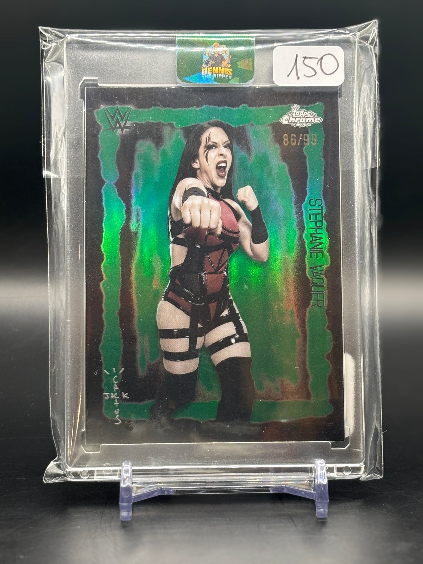 2025 Topps Chrome WWE Cactus Jack Stephanie Vaquer 86/99