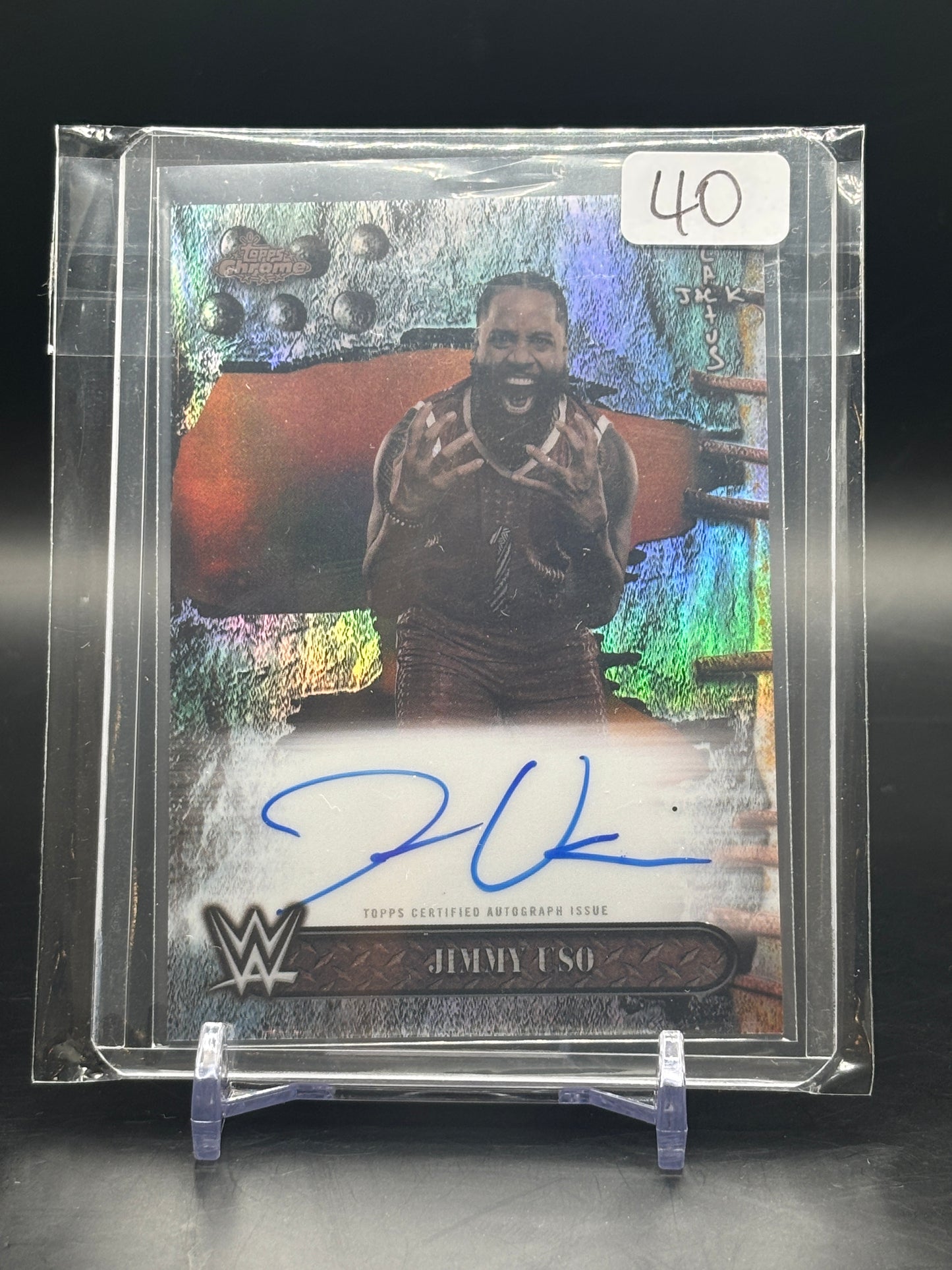 2025 Topps Chrome WWE Cactus Jack Jimmy Uso Auto