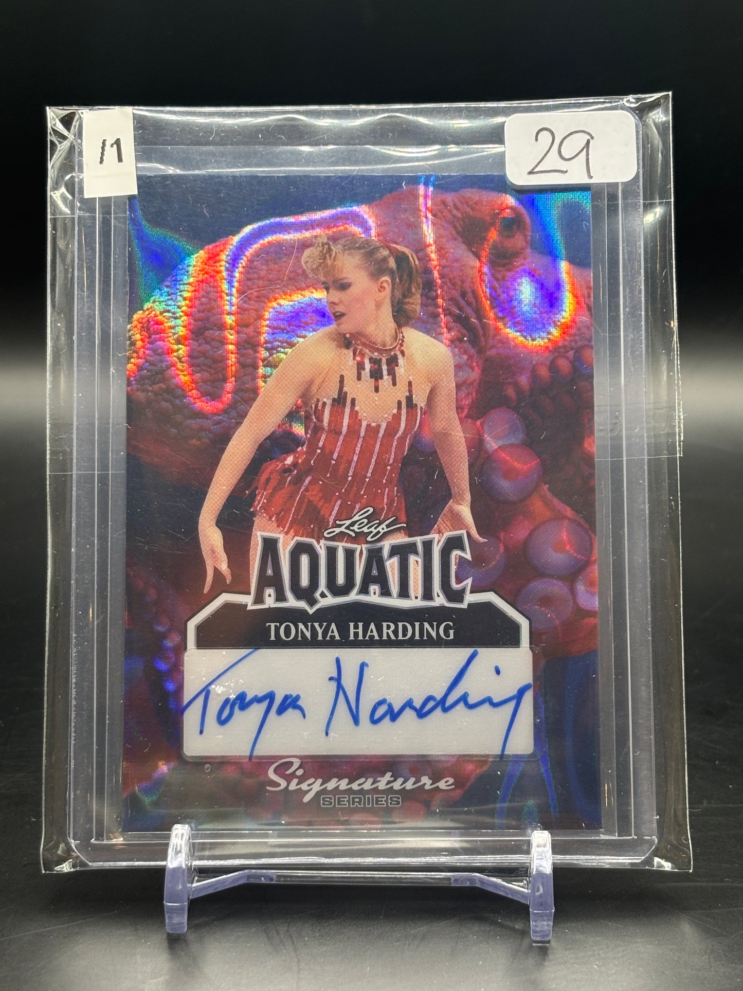 2025 Leaf Aquatic Signature Series Tonya Harding 1/1 Auto