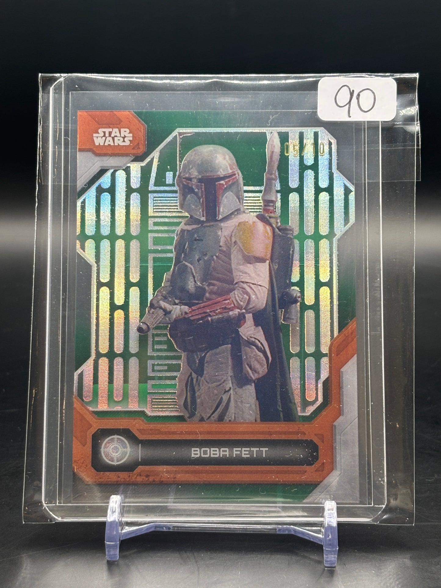 2024 Topps High Tek Boba Fett Green 05/10