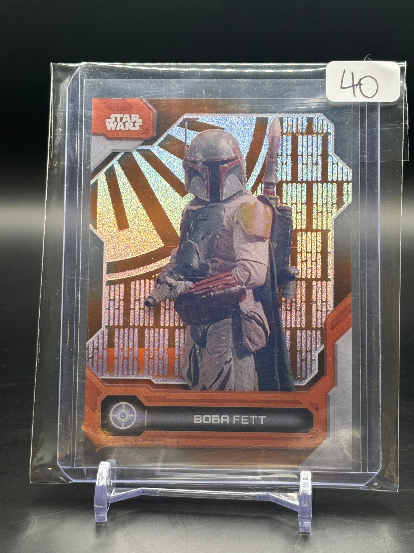 2024 Topps High Tek Boba Fett Orange 25/25