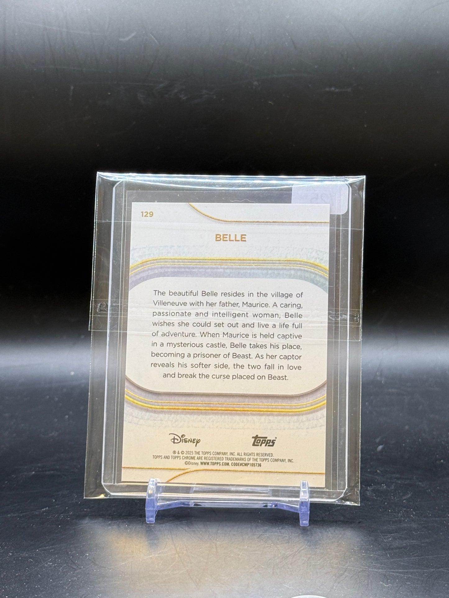 2025 Topps Disney Chrome Belle Orange 24/25
