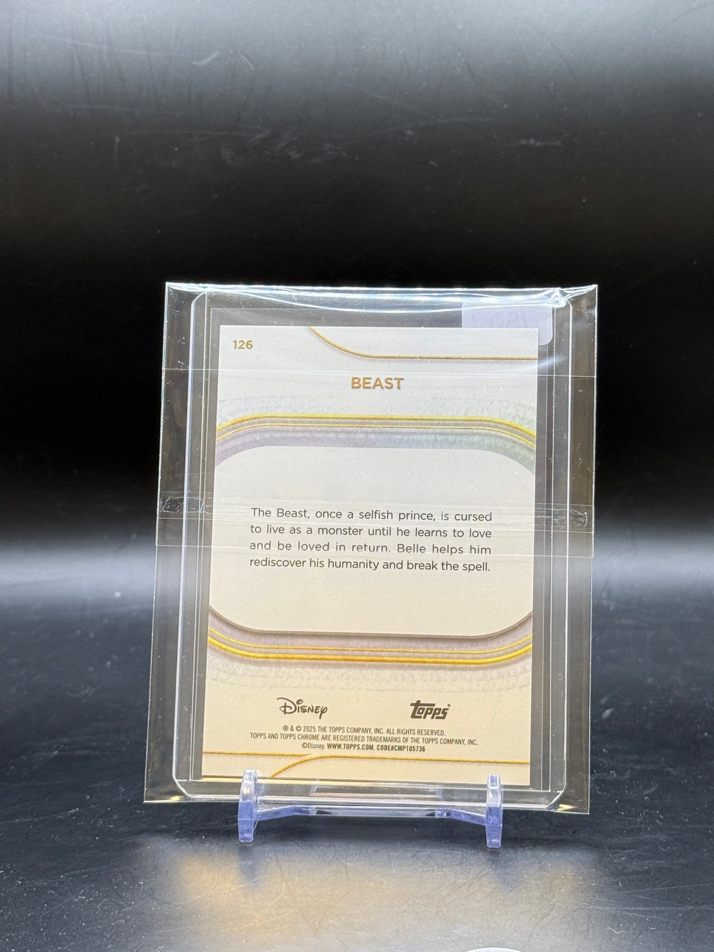 2025 Topps Disney Chrome Beast Gold 36/50