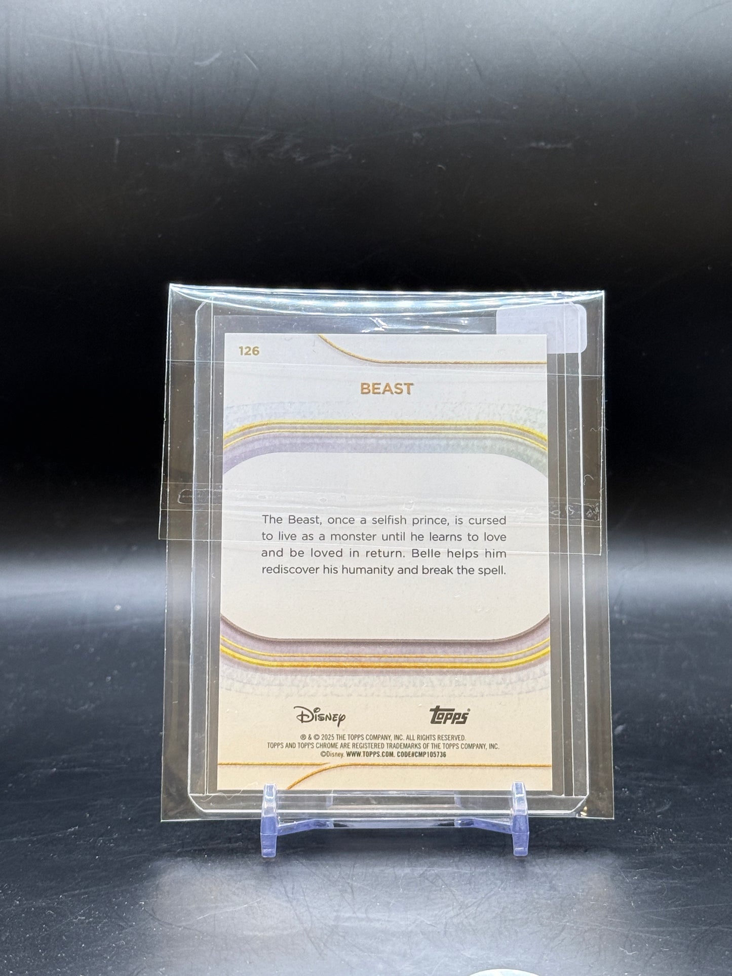 2025 Topps Disney Chrome Beast Orange 06/25