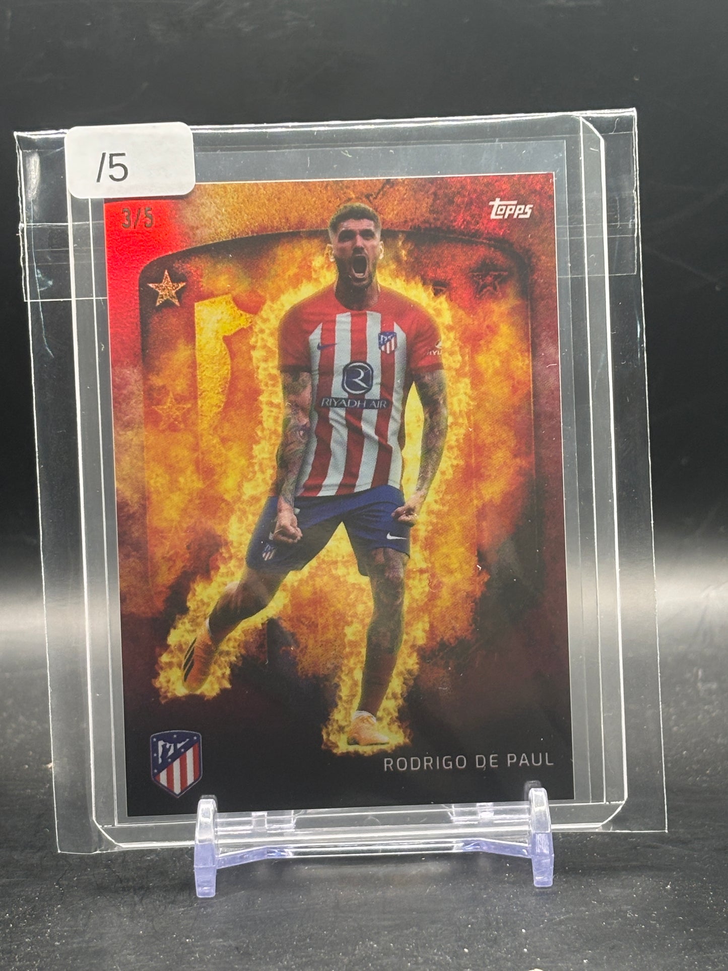 2023-24 Topps Team Set Atletico Madrid Rodrigo de Paul 3/5