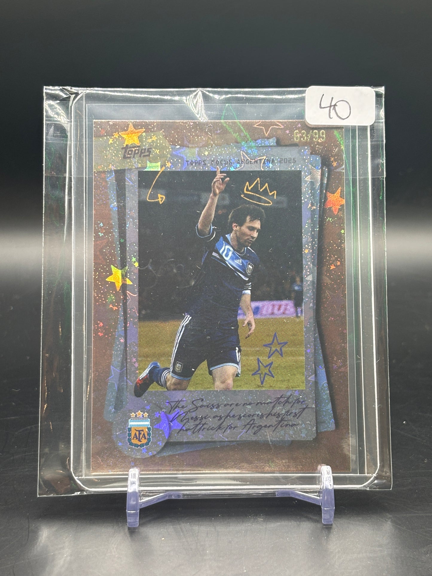 2025 Topps Focus Lionel Messi Stars 63/99