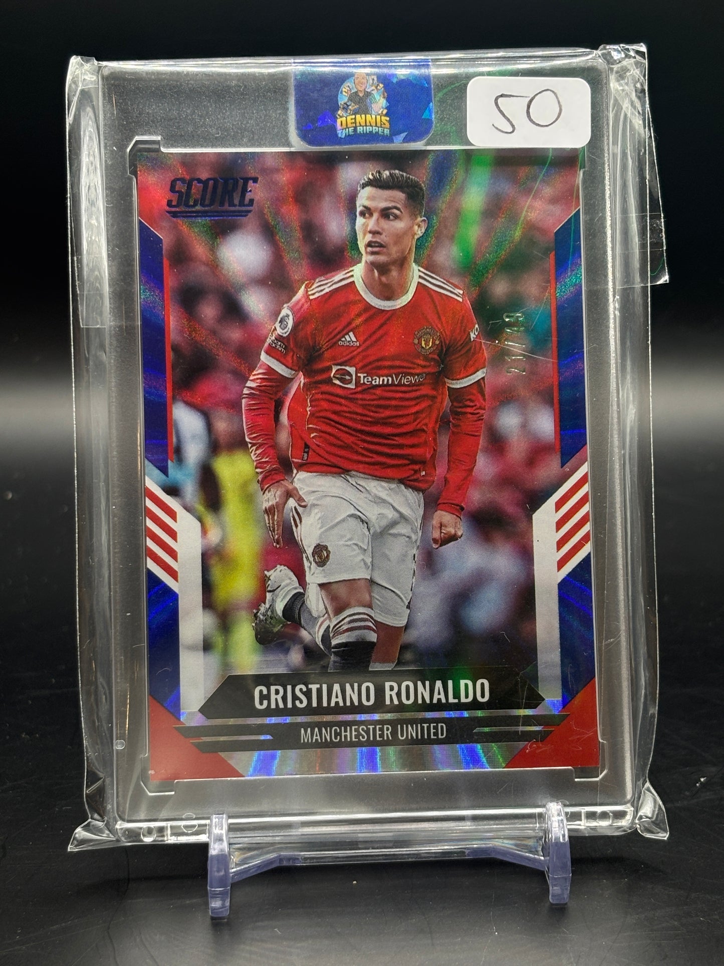 2021/2022 Panini Score Soccer Manchester United Cristiano Ronaldo 21/49