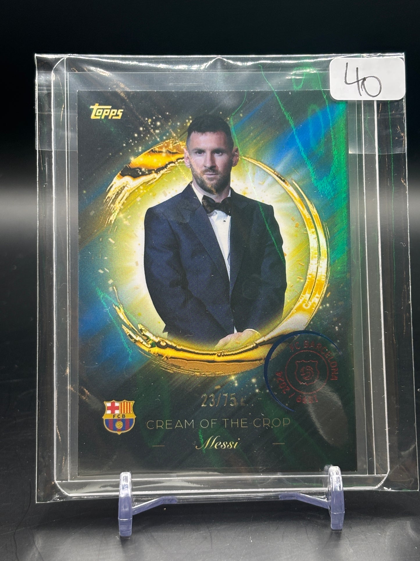 2024 Topps Barcelona 125 Lionel Messi /75