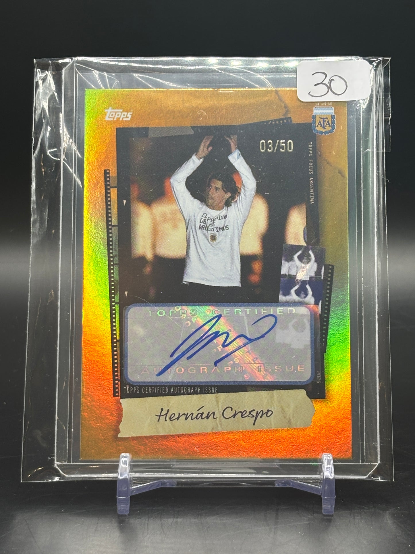 2025 Topps Focus Hernan Crespo Gold Auto /50